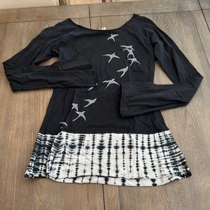 Pink Lotus long sleeve top. Size S